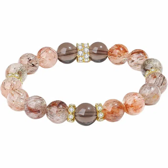 【普陀山官方已过香】 普陀山文创 新中式复古聚财纳福转运珠 时来运转前程似锦好运多福国风手饰 礼盒装#好运 水晶 手串 女款