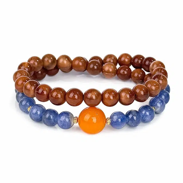 普陀山文创 时尚潮流库克转运个性独特水逆退散事业财富健康上岸#好运 水晶 玉石手串 男女同款情侣款