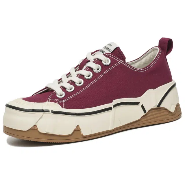 Beau Today Low Top Casual Sneakers Red