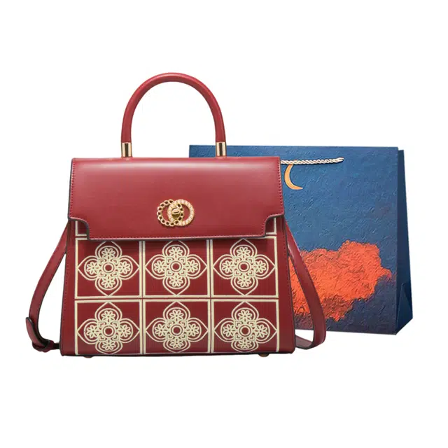 爱尔绅特 时尚百搭高级感优雅经典便携实用 人造革 手提包 常规 女款 多色