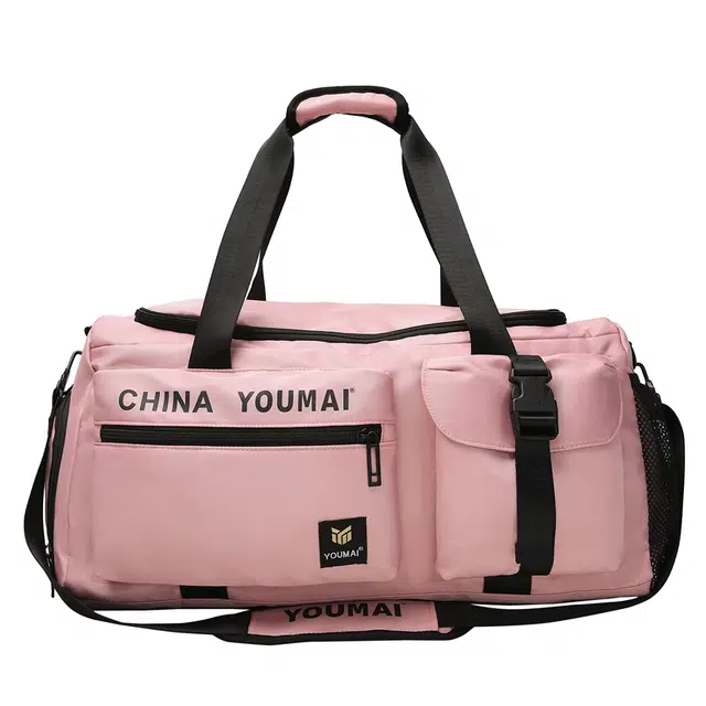 德力熊 大容量短途出差行李包 尼龙 单肩旅行包 男女同款情侣款 多色