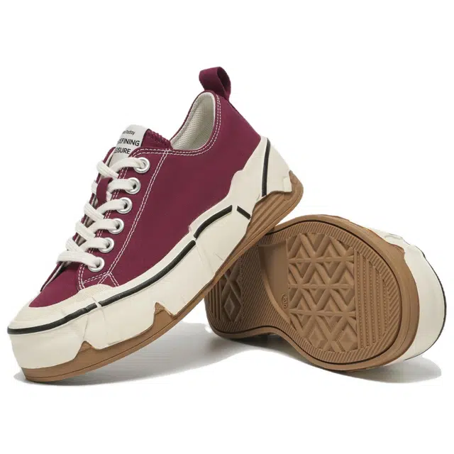 Beau Today Low Top Casual Sneakers Red