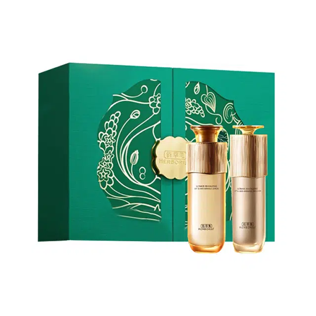 佰草集 御龄人参水乳日晚面霜精华礼盒护肤套装 紧致保湿