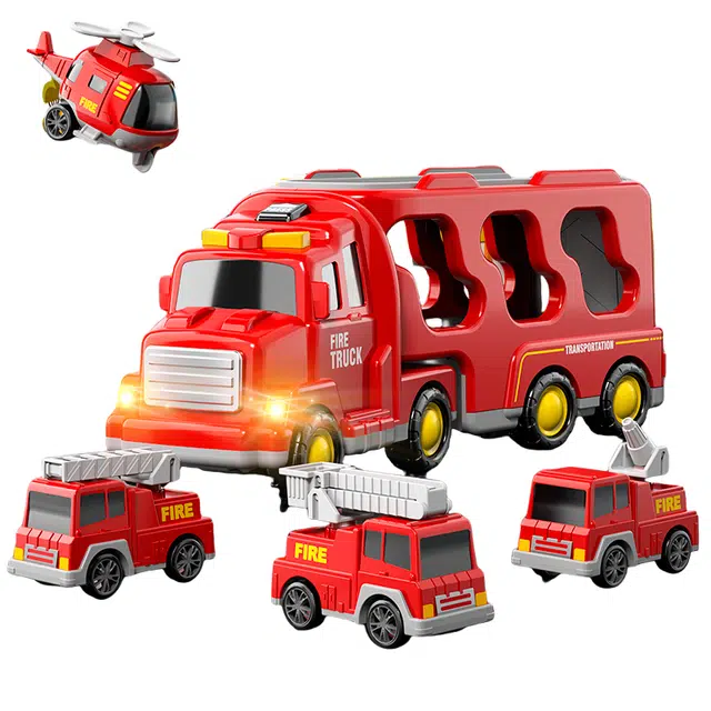 古欧 灯光音效惯性大号收纳车 安全材质 多种主题 早教益智玩具