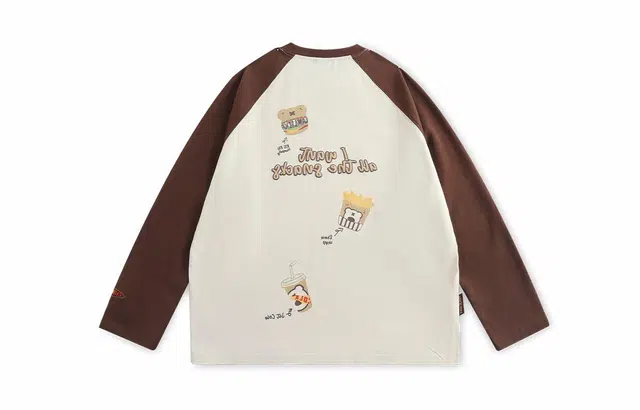 LAMLICKA Vintage Cartoon Embroidered Tee