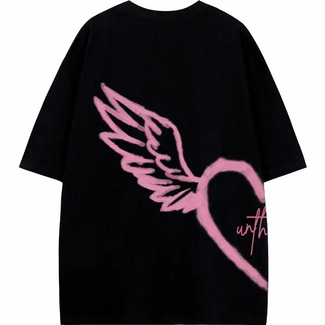 UNthemed Graffiti Heart Wings Tee