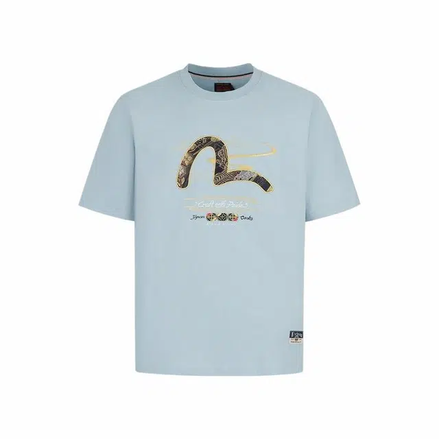 EVISU Seagull Embroidery Tee