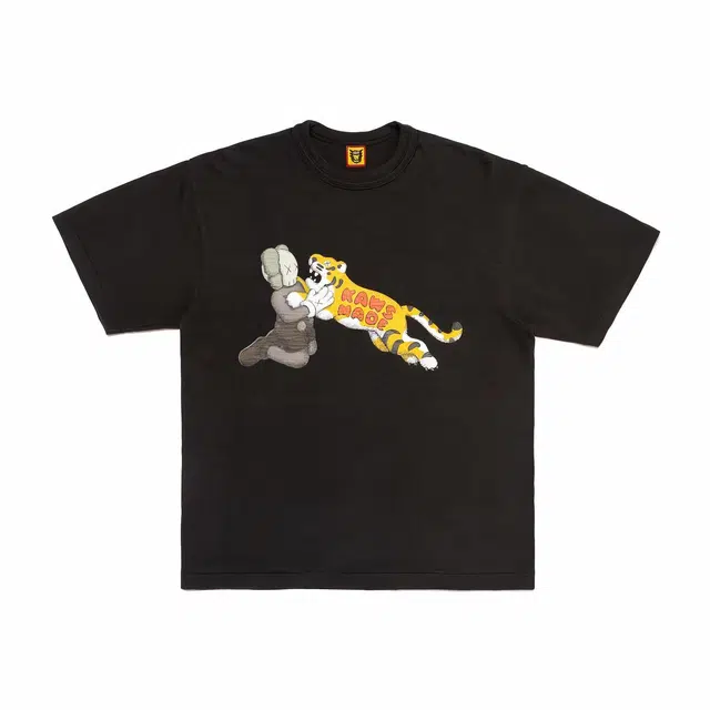 HUMAN MADE x KAWS SS24 Tiger Logo T-Shirt