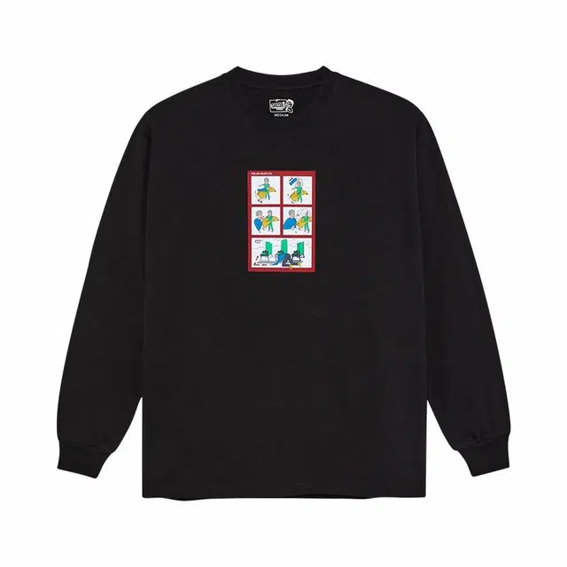 POLAR SKATE CO Safety On Board Ls Tee T