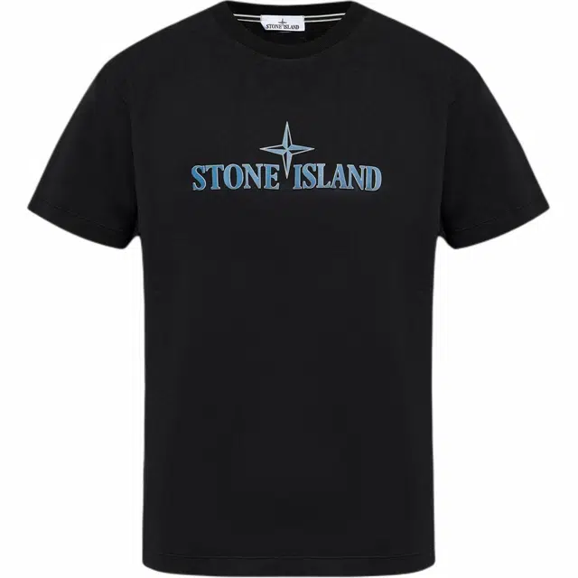 Stone Island Logo T-Shirt Black