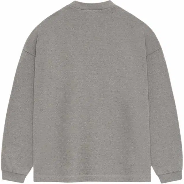 Fear of God Essentials SS24 LS TEE LOGO T Heather Grey