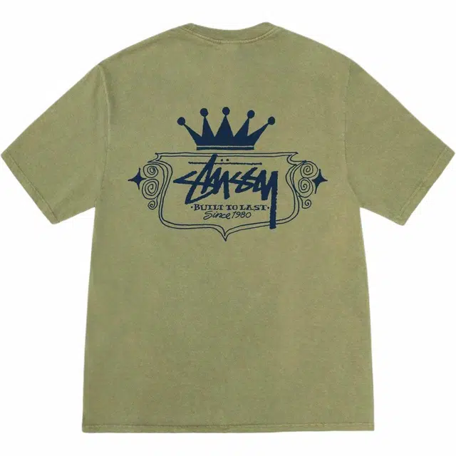 Stussy SS24 BUILT TO LAST TEE PIGMENT DYED T