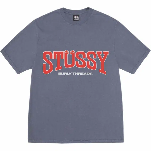 Stussy SS24 BURLY THREADS TEE PIGMENT DYED T