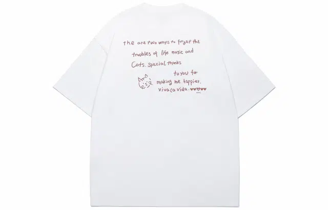 Guuka Cat Series T-Shirt Black