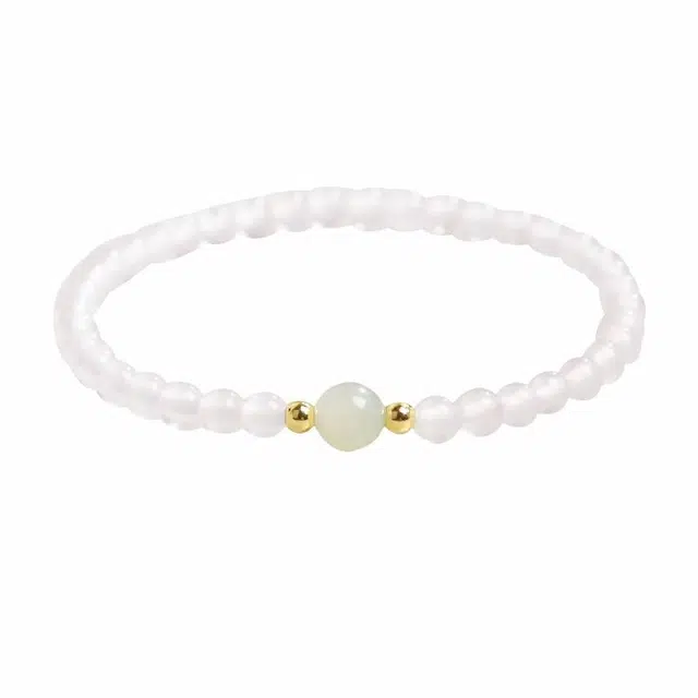 龙弗 【中式美学】学业顺利提升考运事事圆满极简素雅回归本真新中式简约百搭复古经典时来运转时尚手饰佳节好运饰品 玛瑙 手串 女款