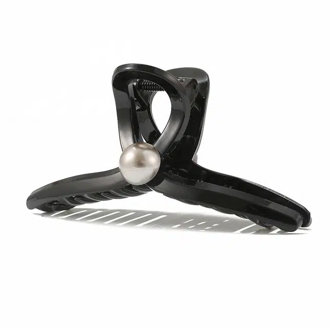 如花梦 气质果冻色鲨鱼夹发卡可爱夹子头饰时尚爱心抓夹 亚克力 发夹 女款