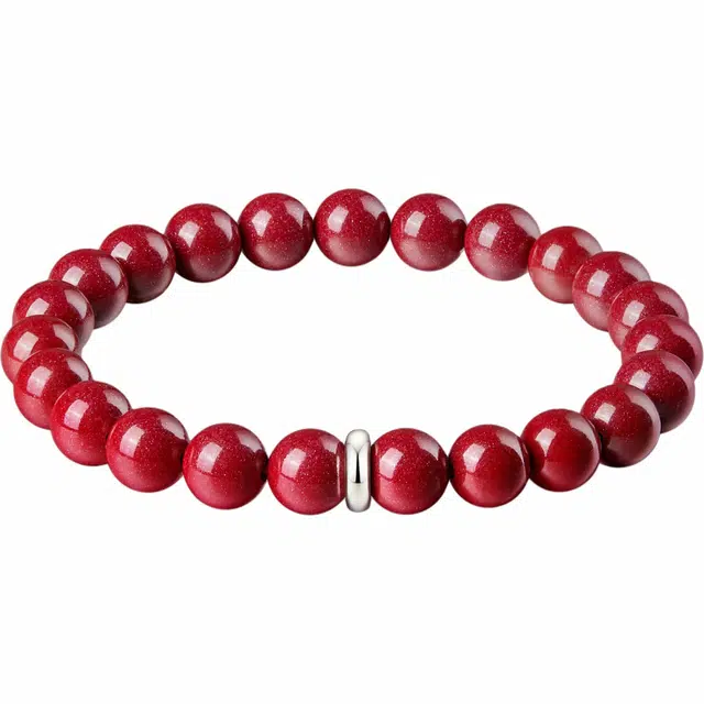 【朱事顺遂】中国黄金 珍·尚银 新中式国风 国潮 转运简约小众轻奢 时尚百搭 高级感 本命年好运 礼盒 手串 女款