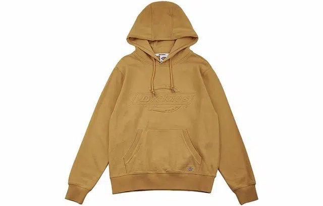 Dickies Logo Hoodie Tan