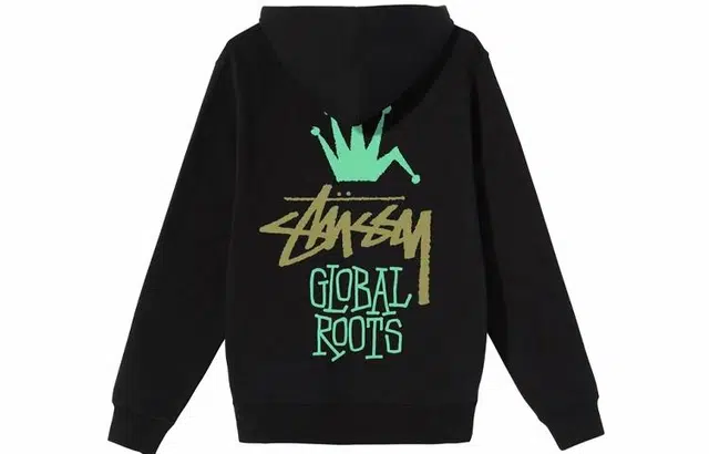 Stussy GLOBAL ROOTS HOOD Logo