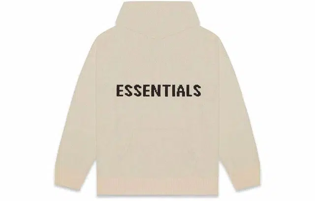 Fear of God Essentials FW20 Knit Hoodie Khaki