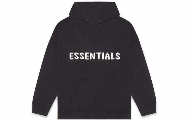 Fear of God Essentials FW20 Hoodi Black