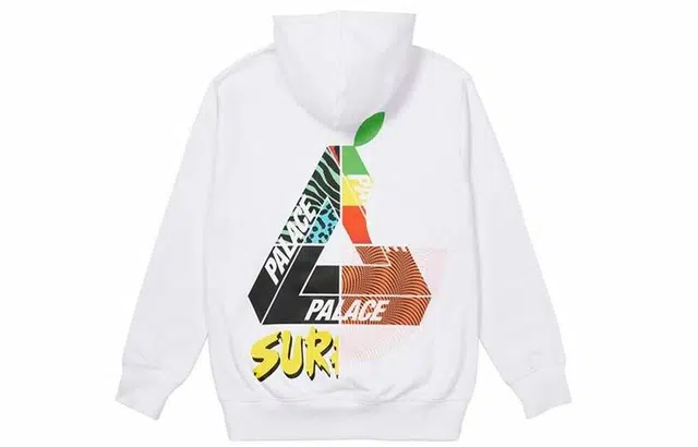PALACE Max Up Hood White Logo