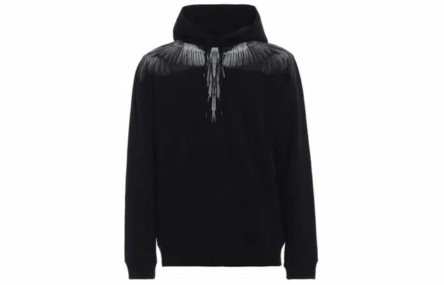 Marcelo Burlon Wings Hoodie Black