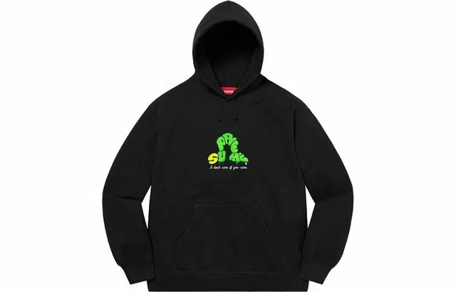 Supreme Don't Care Hooded Sweatshirt