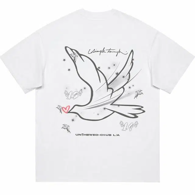 UNthemed Vintage Bird Logo Tee Black