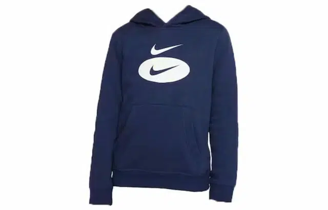 Nike Sportswear Pullover Hoodie Midnight Navy/Cool Grey/Sail