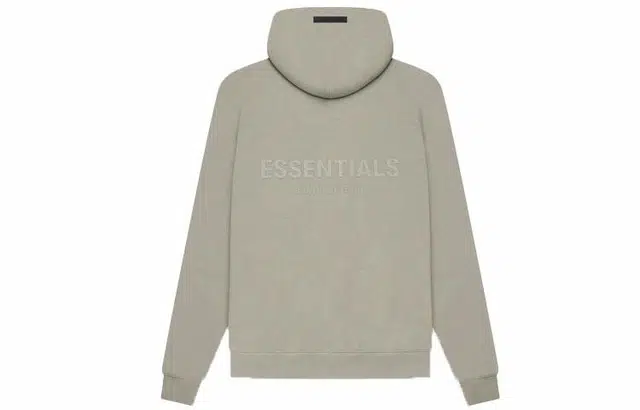 Fear of God Essentials SS21 Pull-Over Hoodie Moss Logo