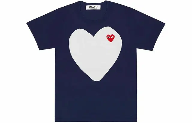 CDG Play Navy T-Shirt