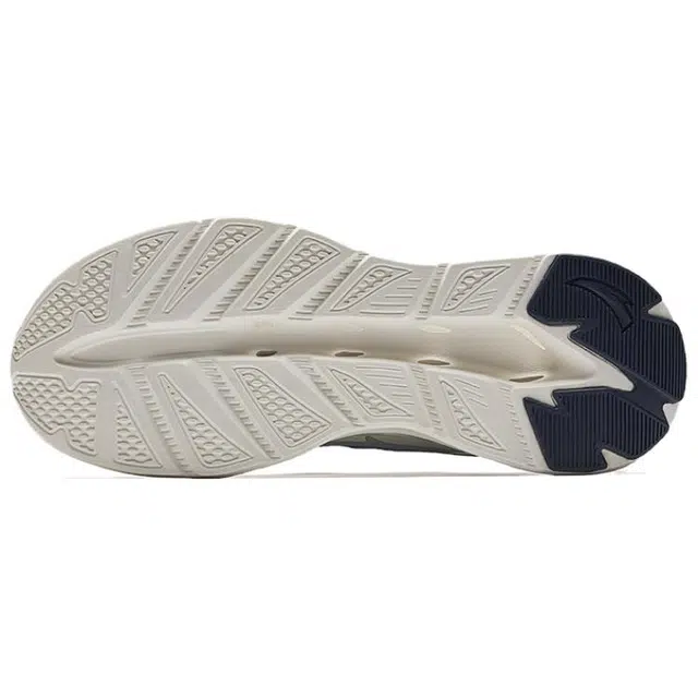 超级安踏 舒适时尚 百搭潮流防滑耐磨透气 低帮 休闲跑步鞋 男款 白蓝