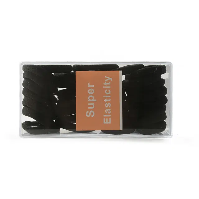 如花梦 韩版可爱马卡龙彩色毛巾皮筋 布艺 高弹力皮套扎发不伤发发圈 儿童款