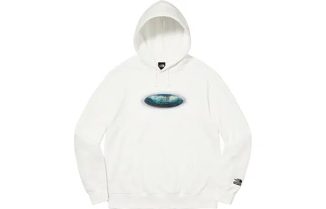 Supreme x The North Face Lenticular Mountains Hooded Sweatshirt