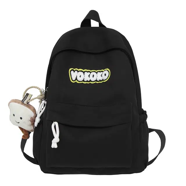 爱尔绅特 日系撞色百搭时尚学生运动背包潮流校园书包 尼龙 双肩包 男女同款情侣款 多色