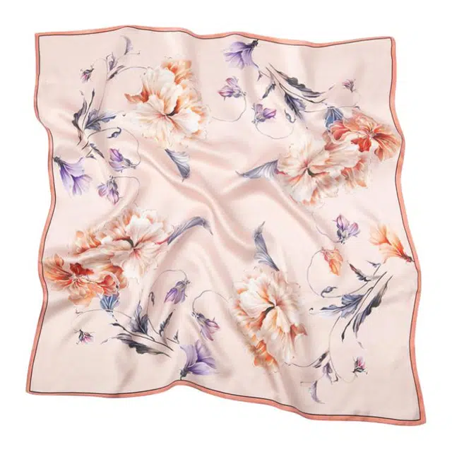 恒源祥 时尚真丝 轻盈柔软 百搭经典设计 丝巾 女款