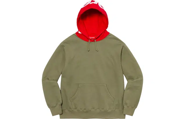 Supreme Contrast Hooded Sweatshirt