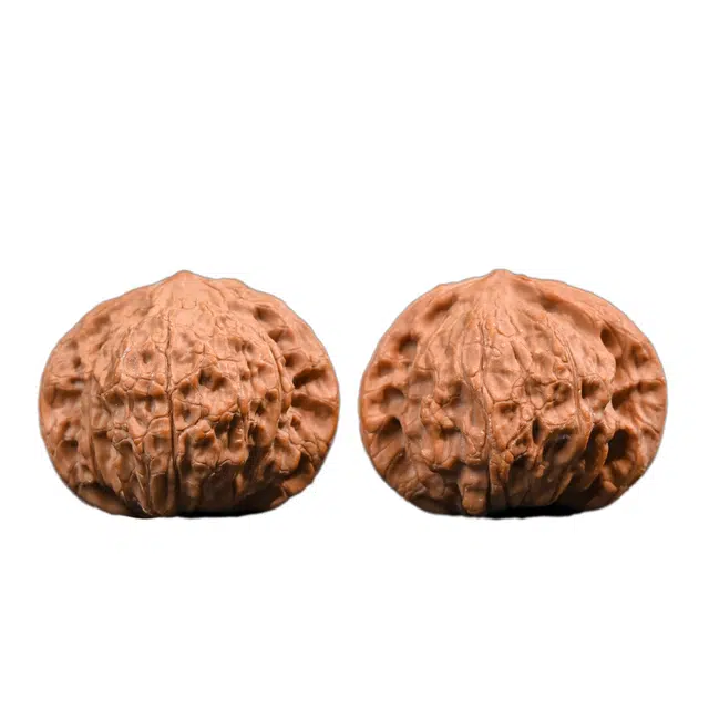 絮物 招财纳福盘玩节节高升皮质厚诸事顺遂#好运 文玩核桃 手把件 男女同款情侣款