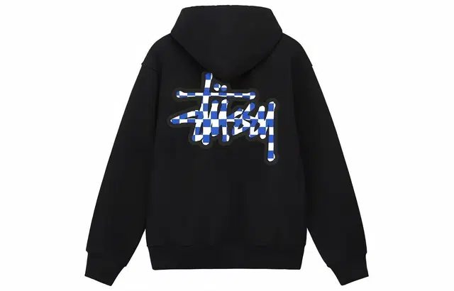 Stussy SS23 CHECKER STOCK HOODIE