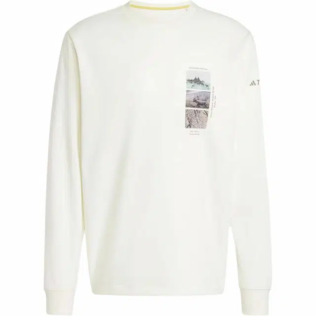 adidas Terrex National Geographic Long Sleeve Tee White