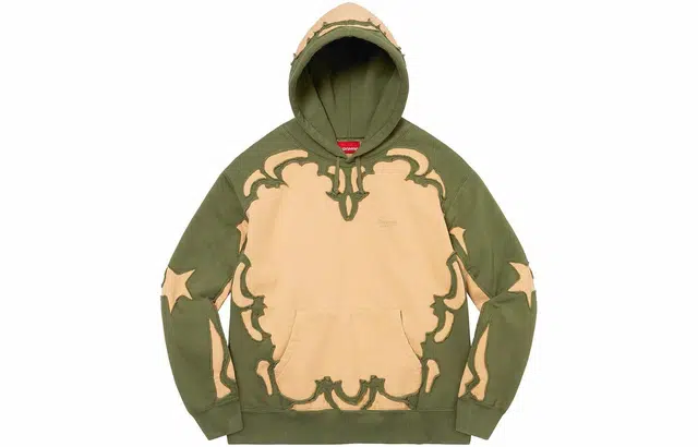 Supreme SS23 Week12 WESTERN CUT OUT HOODED SWEATSHIRT