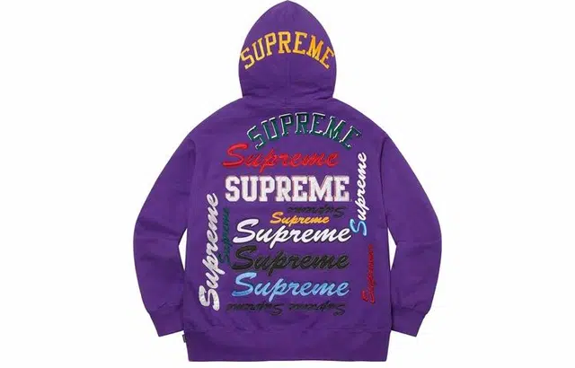 Supreme FW21 Week 1 Multi Logo Hooded Sweatshirt