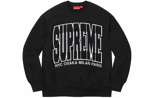 Supreme FW21 Week 1 Cities Arc Crewneck Logo