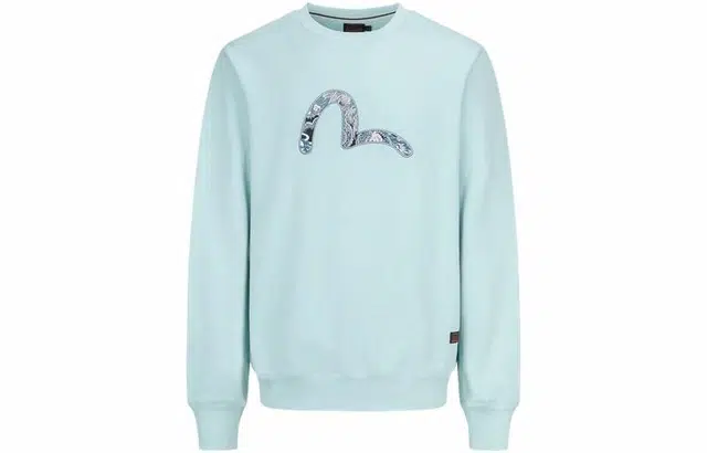 EVISU Seagull Applique Crewneck Sweatshirt