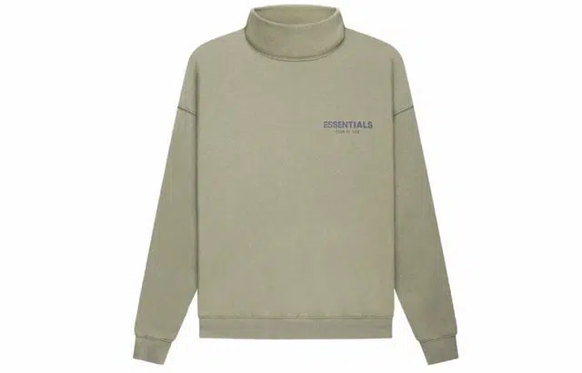 Fear of God Essentials FW21 Pullover Mockneck Pistachio