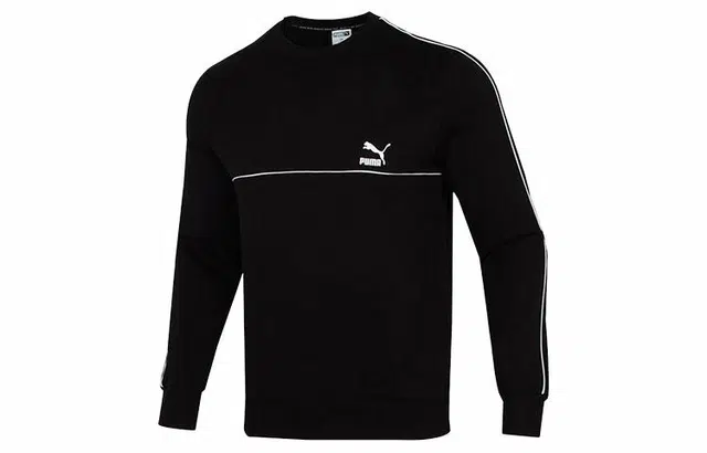 Puma Clsx Piped Crew Tr Logo