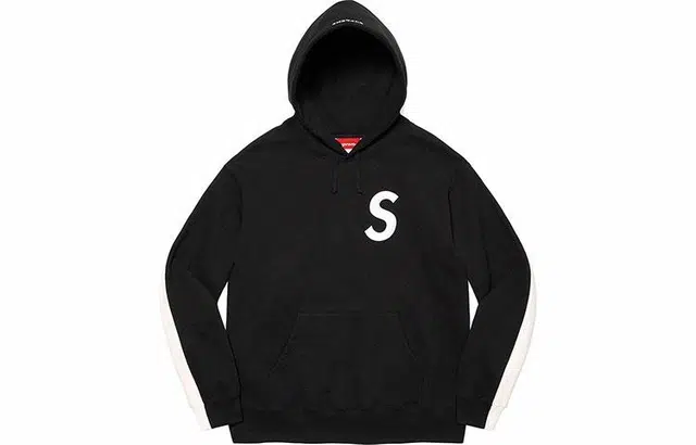 Supreme Week 5 S Logo Split Hooded Sweatshirt