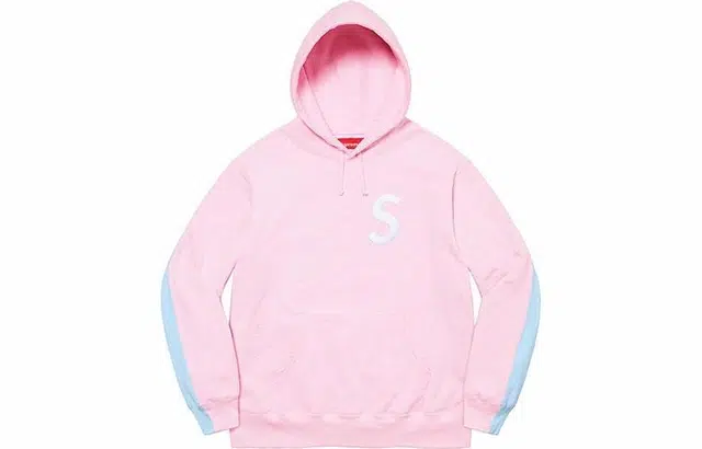 Supreme Week 5 S Logo Split Hooded Sweatshirt