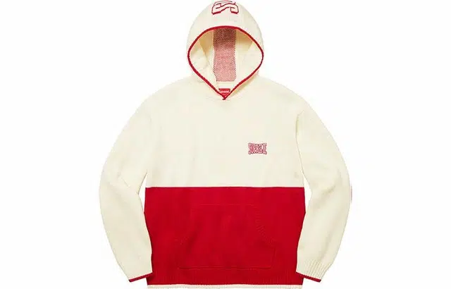 Supreme 2-Tone Hooded Sweater